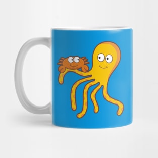 Crab with Octopus Mug